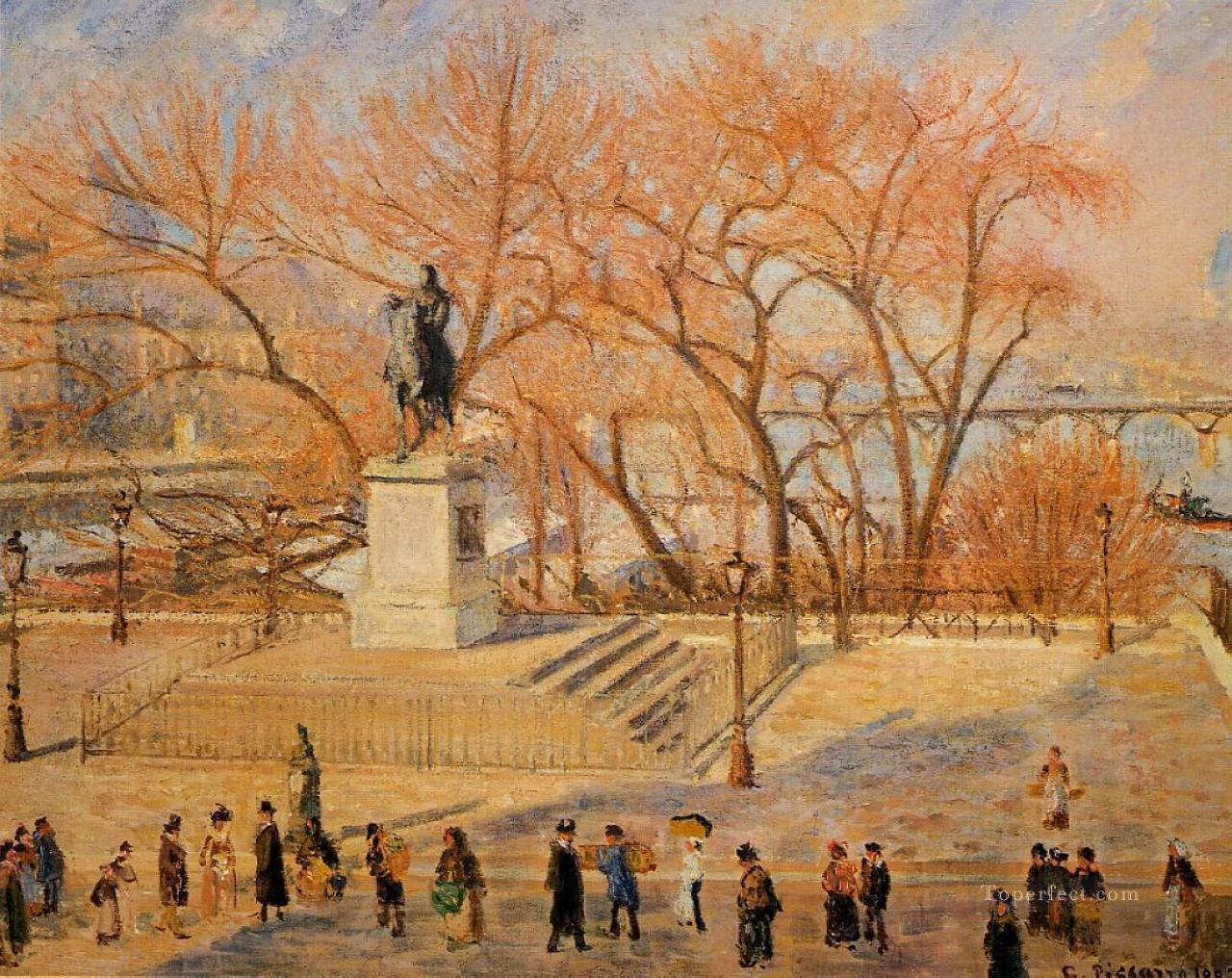 ガラント広場 晴れた朝 1902年 カミーユ・ピサロ油絵